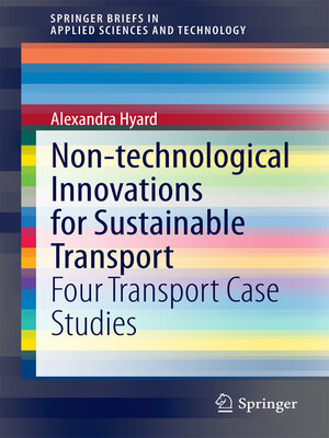 cover image of Non-technological Innovations for Sustainable Transport